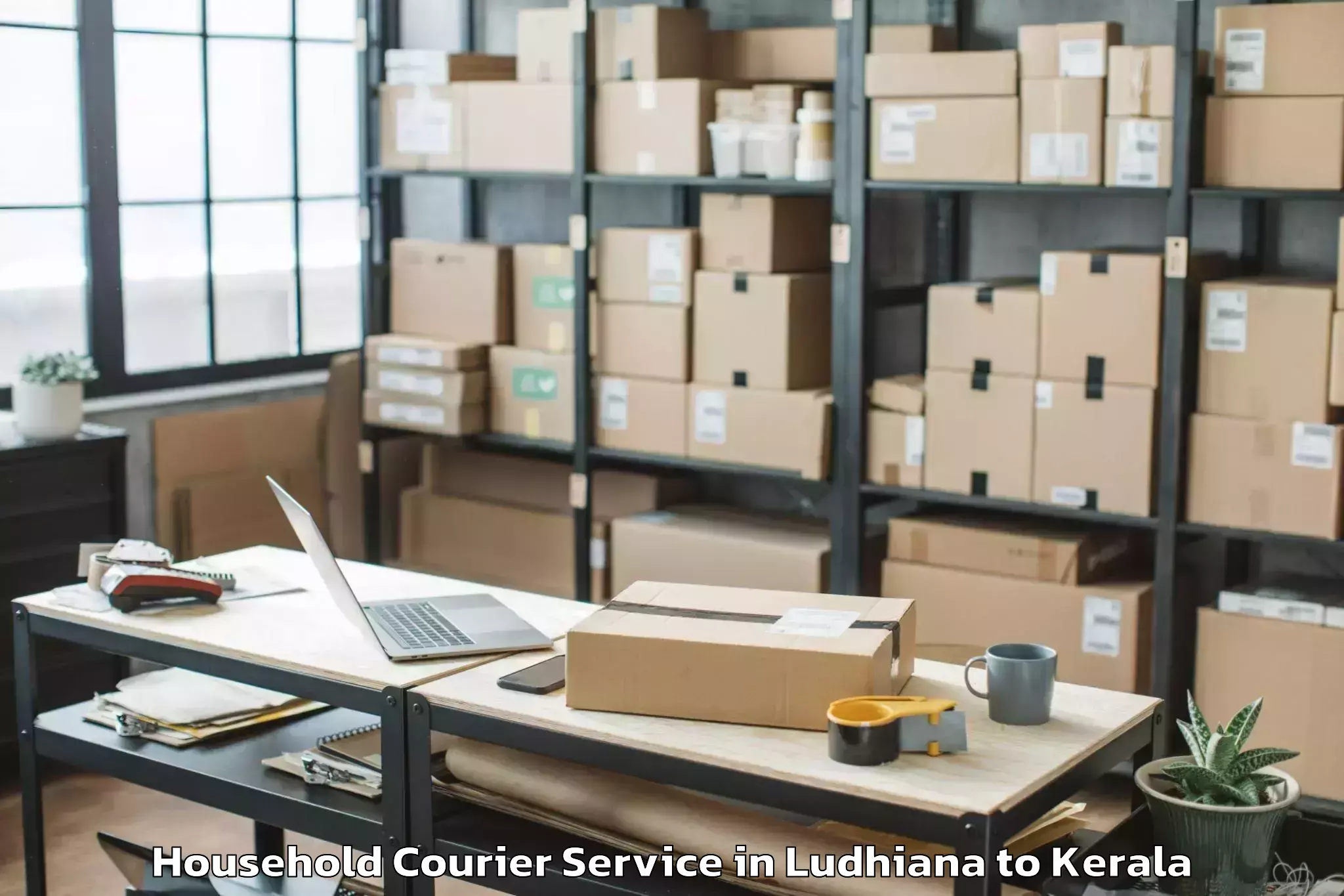 Top Ludhiana to Ramamangalam Household Courier Available